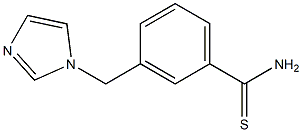 3-(1H-imidazol-1-ylmethyl)benzenecarbothioamide,,结构式