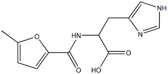 3-(1H-imidazol-4-yl)-2-[(5-methylfuran-2-yl)formamido]propanoic acid|