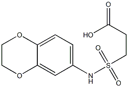 3-(2,3-dihydro-1,4-benzodioxin-6-ylsulfamoyl)propanoic acid