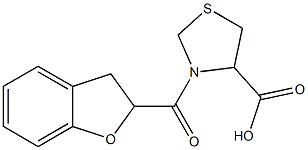  3-(2,3-dihydro-1-benzofuran-2-ylcarbonyl)-1,3-thiazolidine-4-carboxylic acid