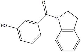  3-(2,3-dihydro-1H-indol-1-ylcarbonyl)phenol