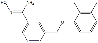 3-(2,3-dimethylphenoxymethyl)-N'-hydroxybenzene-1-carboximidamide,,结构式