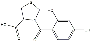 3-(2,4-dihydroxybenzoyl)-1,3-thiazolidine-4-carboxylic acid