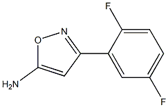 3-(2,5-difluorophenyl)-1,2-oxazol-5-amine Structure
