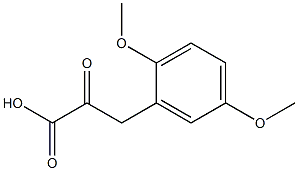 3-(2,5-dimethoxyphenyl)-2-oxopropanoic acid 结构式