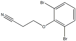 3-(2,6-dibromophenoxy)propanenitrile,,结构式