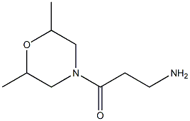 3-(2,6-dimethylmorpholin-4-yl)-3-oxopropan-1-amine|