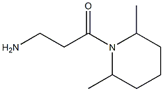 3-(2,6-dimethylpiperidin-1-yl)-3-oxopropan-1-amine Struktur