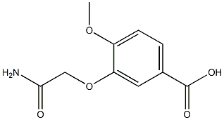 3-(2-amino-2-oxoethoxy)-4-methoxybenzoic acid Structure