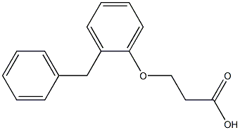  3-(2-benzylphenoxy)propanoic acid