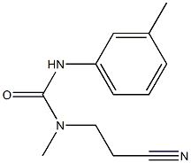 3-(2-cyanoethyl)-3-methyl-1-(3-methylphenyl)urea