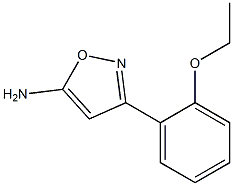 3-(2-ethoxyphenyl)-1,2-oxazol-5-amine Structure