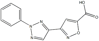  3-(2-phenyl-2H-1,2,3-triazol-4-yl)-1,2-oxazole-5-carboxylic acid