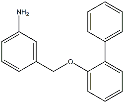 3-(2-phenylphenoxymethyl)aniline 结构式