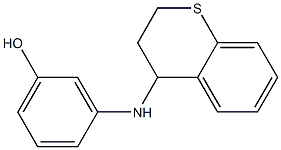 3-(3,4-dihydro-2H-1-benzothiopyran-4-ylamino)phenol