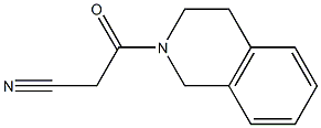 3-(3,4-dihydroisoquinolin-2(1H)-yl)-3-oxopropanenitrile,,结构式