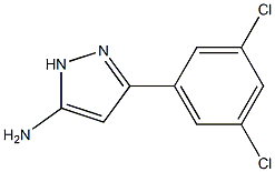 3-(3,5-dichlorophenyl)-1H-pyrazol-5-amine Structure