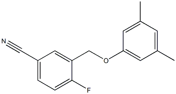 3-(3,5-dimethylphenoxymethyl)-4-fluorobenzonitrile