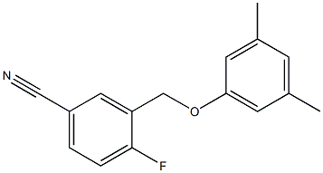  3-(3,5-dimethylphenoxymethyl)-4-fluorobenzonitrile