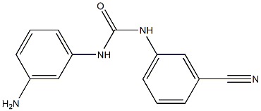  3-(3-aminophenyl)-1-(3-cyanophenyl)urea