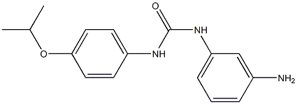 3-(3-aminophenyl)-1-[4-(propan-2-yloxy)phenyl]urea 结构式