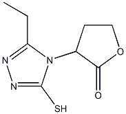 3-(3-ethyl-5-sulfanyl-4H-1,2,4-triazol-4-yl)oxolan-2-one,,结构式