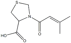 3-(3-methylbut-2-enoyl)-1,3-thiazolidine-4-carboxylic acid