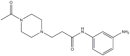  3-(4-acetylpiperazin-1-yl)-N-(3-aminophenyl)propanamide