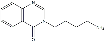 3-(4-aminobutyl)-3,4-dihydroquinazolin-4-one Structure