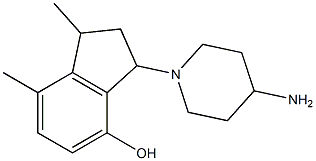  3-(4-aminopiperidin-1-yl)-1,7-dimethyl-2,3-dihydro-1H-inden-4-ol