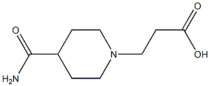 3-(4-carbamoylpiperidin-1-yl)propanoic acid|