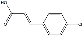 3-(4-chlorophenyl)prop-2-enoic acid Structure