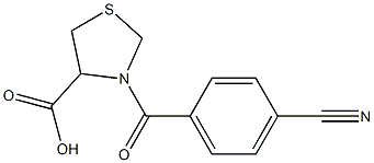  3-(4-cyanobenzoyl)-1,3-thiazolidine-4-carboxylic acid