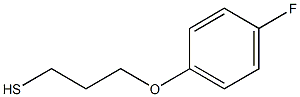 3-(4-fluorophenoxy)propane-1-thiol 化学構造式