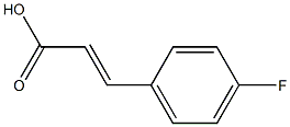 3-(4-fluorophenyl)prop-2-enoic acid Struktur