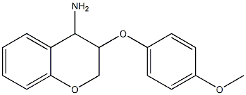 3-(4-methoxyphenoxy)-3,4-dihydro-2H-1-benzopyran-4-amine