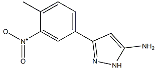 3-(4-methyl-3-nitrophenyl)-1H-pyrazol-5-amine|