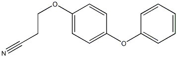 3-(4-phenoxyphenoxy)propanenitrile Structure