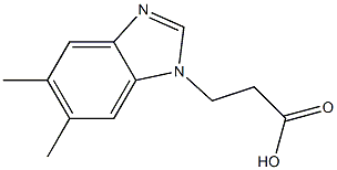 3-(5,6-dimethyl-1H-1,3-benzodiazol-1-yl)propanoic acid