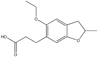 3-(5-ethoxy-2-methyl-2,3-dihydro-1-benzofuran-6-yl)propanoic acid|