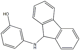 3-(9H-fluoren-9-ylamino)phenol Structure