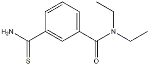 3-(aminocarbonothioyl)-N,N-diethylbenzamide,,结构式