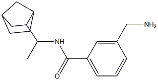 3-(aminomethyl)-N-(1-{bicyclo[2.2.1]heptan-2-yl}ethyl)benzamide Structure