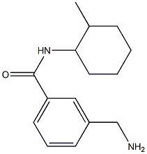 3-(aminomethyl)-N-(2-methylcyclohexyl)benzamide,,结构式