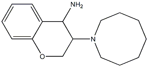 3-(azocan-1-yl)-3,4-dihydro-2H-1-benzopyran-4-amine