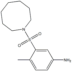 3-(azocane-1-sulfonyl)-4-methylaniline 结构式