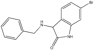 3-(benzylamino)-6-bromo-2,3-dihydro-1H-indol-2-one Structure