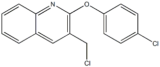 3-(chloromethyl)-2-(4-chlorophenoxy)quinoline