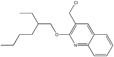 3-(chloromethyl)-2-[(2-ethylhexyl)oxy]quinoline Structure