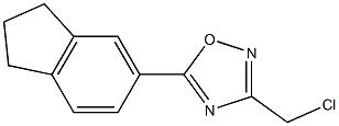 3-(chloromethyl)-5-(2,3-dihydro-1H-inden-5-yl)-1,2,4-oxadiazole|